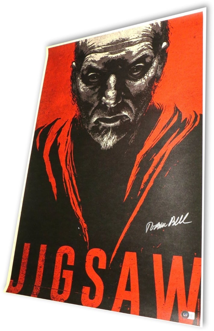 Tobin Bell Signed 20x30 Jigsaw Poster Authenticated by JSA (1 of 2)