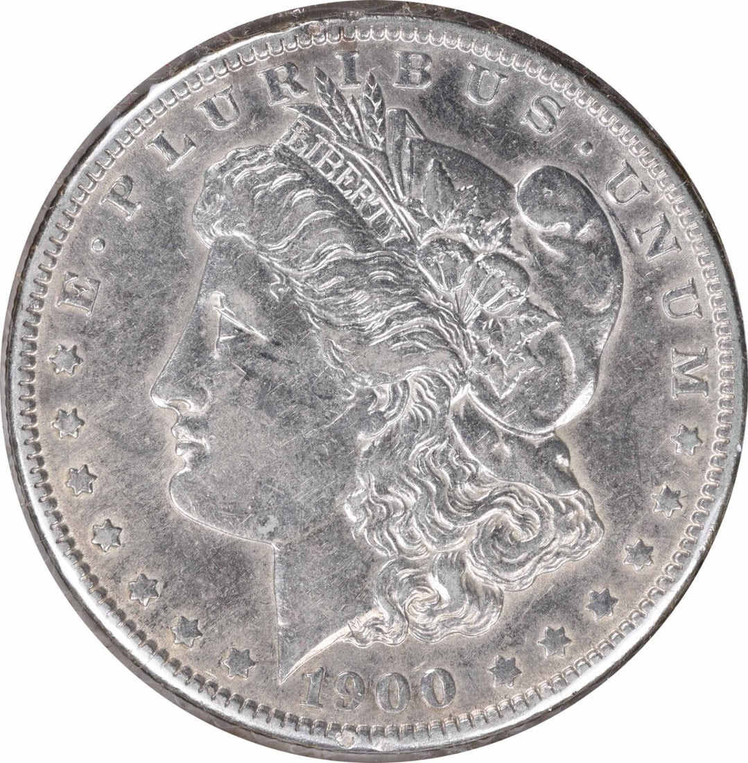1900-O Morgan Silver Dollar Uncertified 90% Silver Coin (1 of 2)