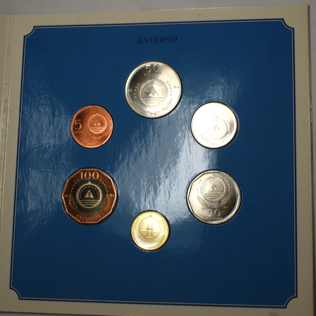 Six Coin 1994 Cape Verde Mint Set Featuring Bird Designs Uncirculated (1 of 10)