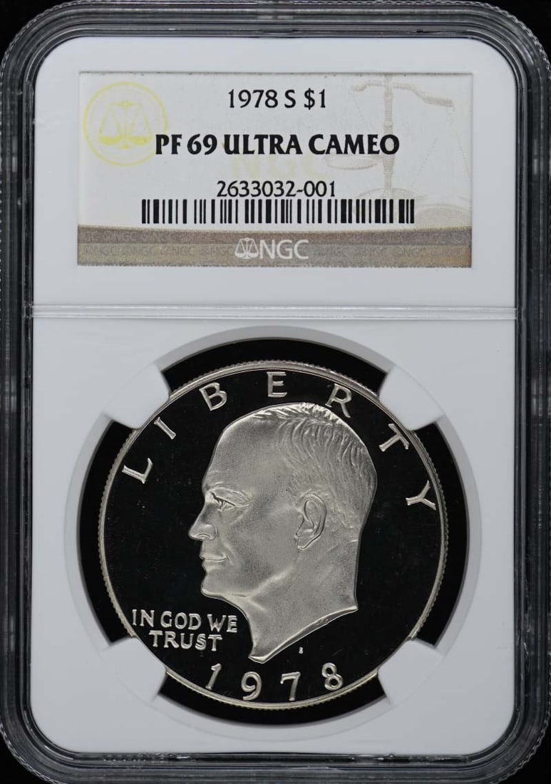 1978-S NGC PR69DCAM Eisenhower Dollar Uncirculated Proof Coin (1 of 2)