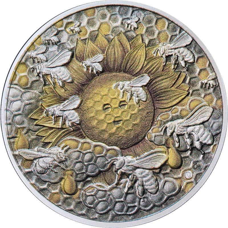 2025 Czech Mint 1 Ounce Silver Beekeeping Medal Uncirculated (1 of 3)