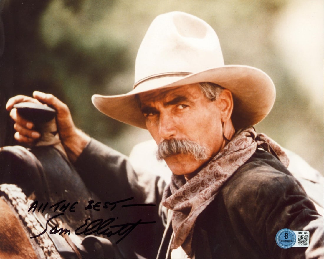 Sam Elliott Tombstone Signed 8x10 Photo BAS Authentic (1 of 1)