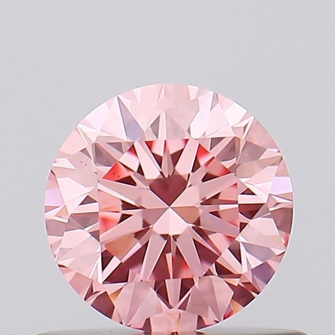 Loose Diamond - ROUND 0.56ct Fancy Vivid Pink VS1 (1 of 1)