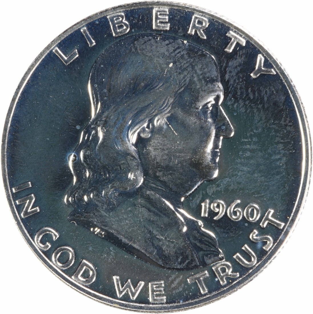 1960 Proof Franklin Half Dollar Silver Coin PR64 Uncertified (1 of 2)