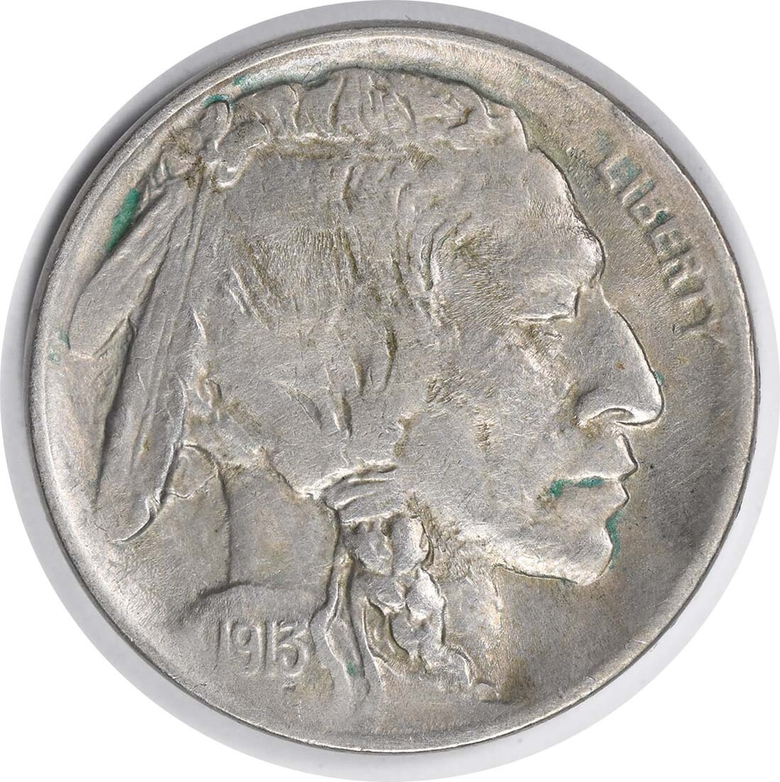 1913 Buffalo Nickel Type 1 DDR FS-1802 AU Uncertified Coin (1 of 2)