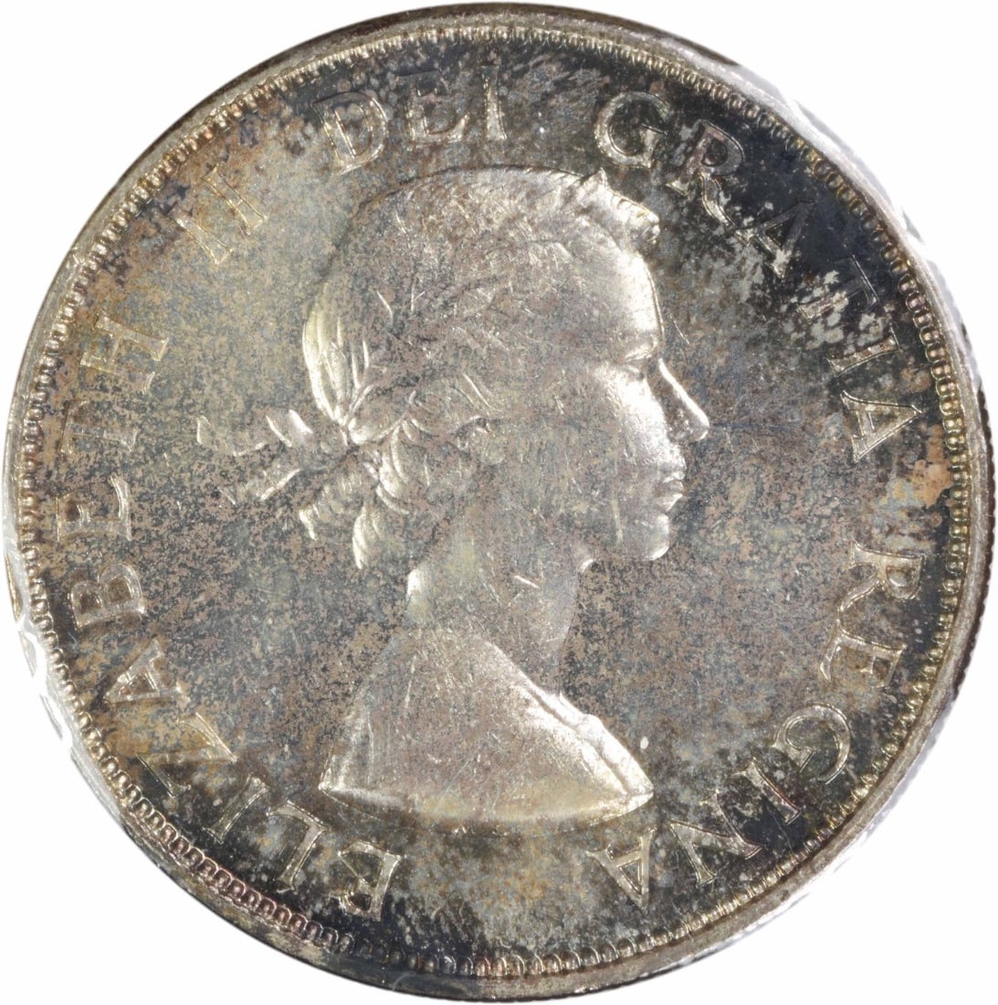 Canada 1953 One Dollar No Strap KM54 Uncirculated Uncertified Coin (1 of 2)