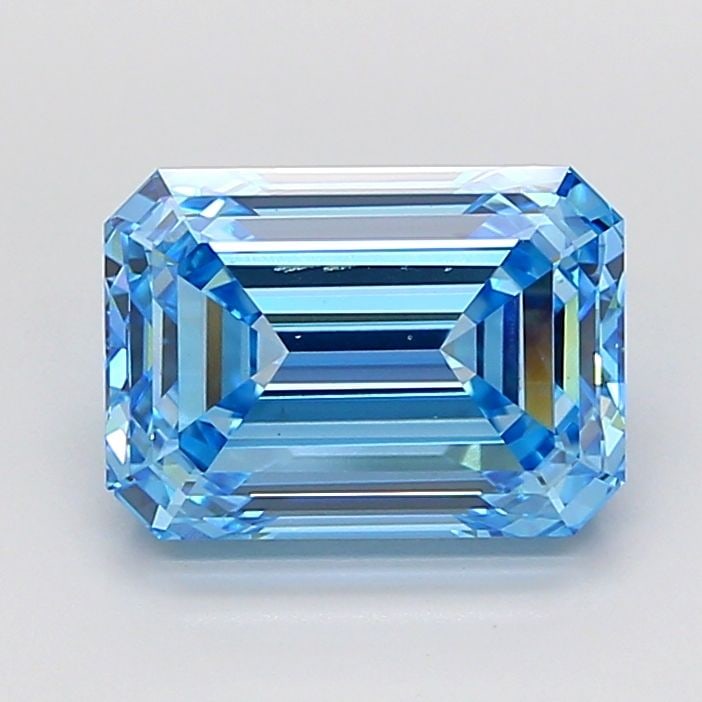 Loose Diamond - EMERALD 5.06ct Fancy Vivid Blue VS1 (1 of 1)