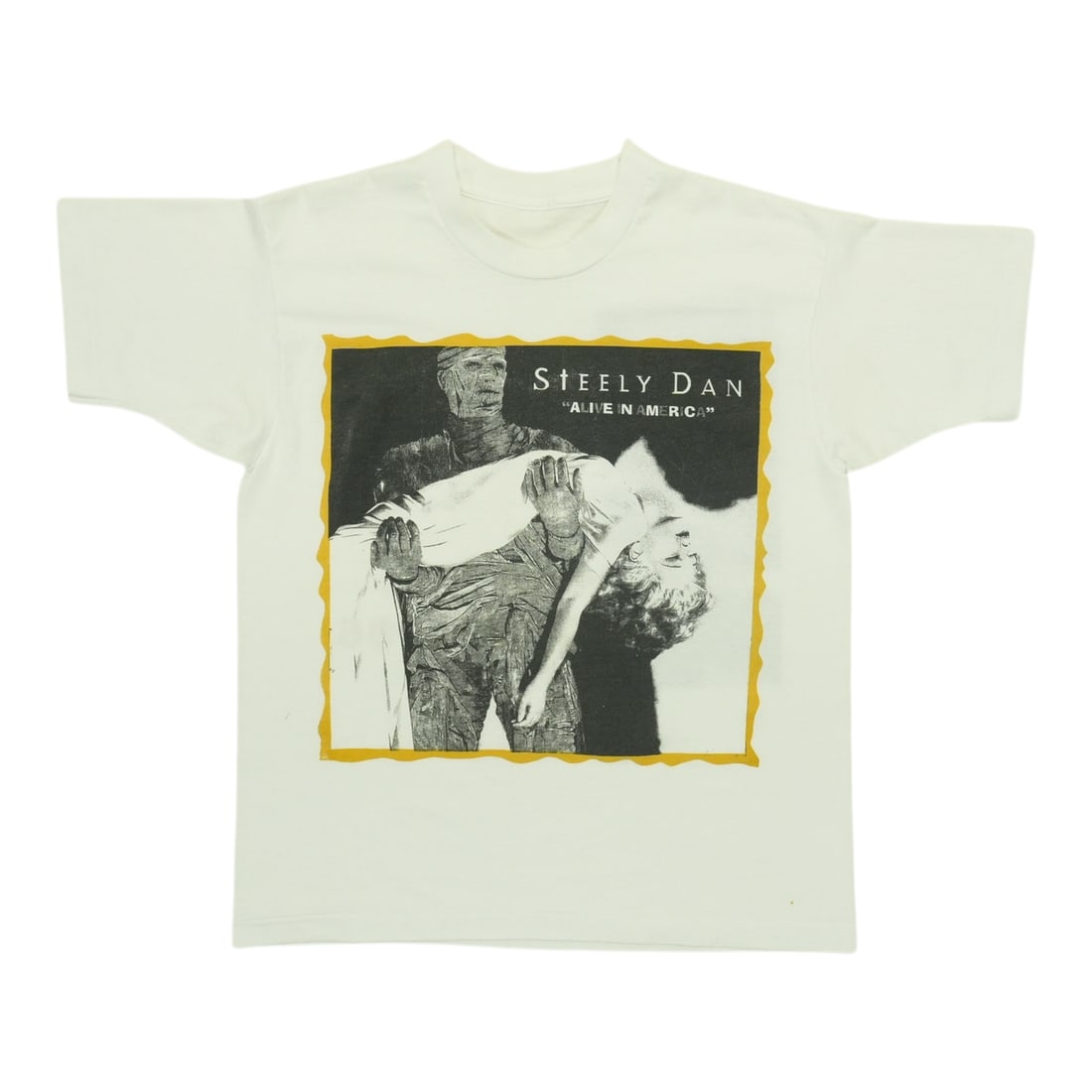 Vintage 1996 Steely Dan Tour White Poly Cotton Concert T Shirt (1 of 5)