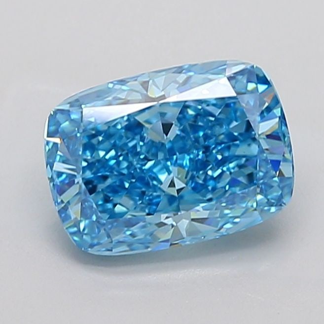 Loose Diamond - CUSHION MODIFIED 3.53ct Fancy Vivid Blue VS1 (1 of 1)