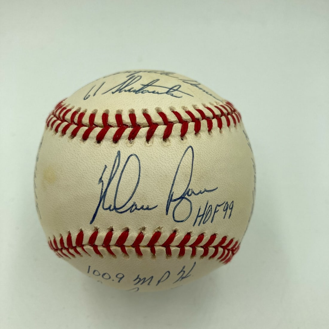 Nolan Ryan Autographed AL Baseball With 16 Stat Inscriptions JSA COA Limited Edition (1 of 11)