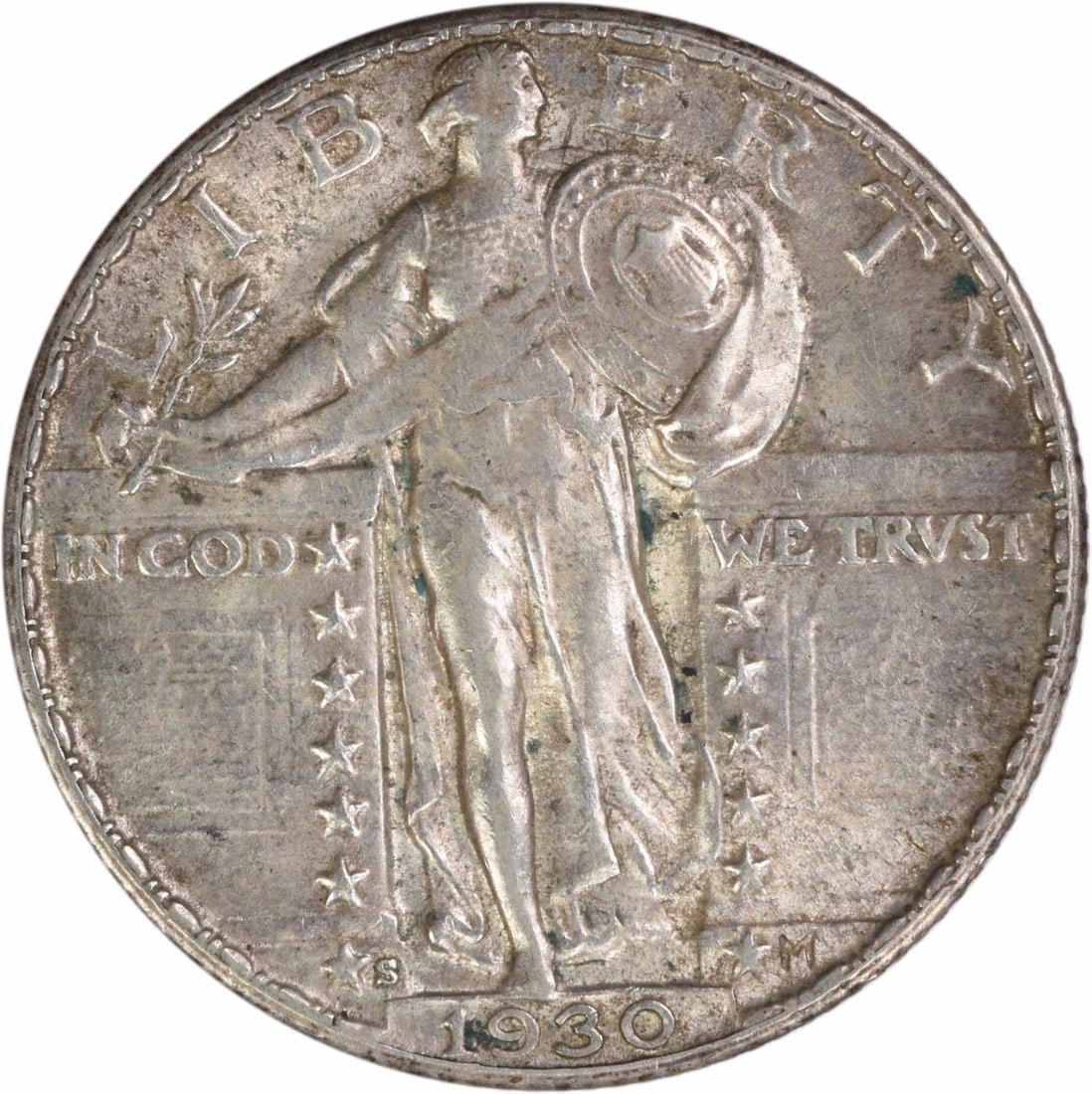 1930 San Francisco Standing Liberty Quarter 90 Percent Silver AU Uncertified (1 of 2)