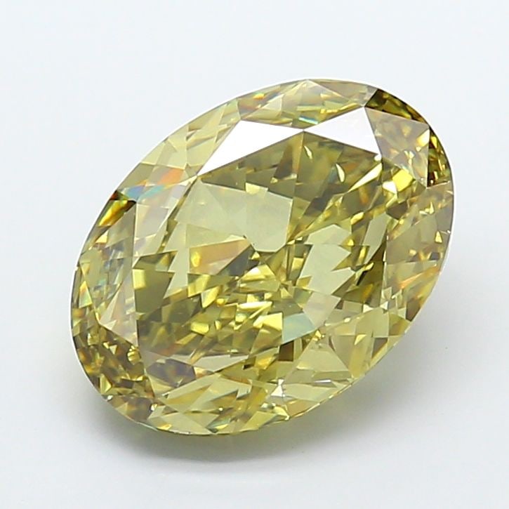 Loose Diamond - OVAL 10.04ct Fancy Intense Grayish Yellow VS2 (1 of 1)
