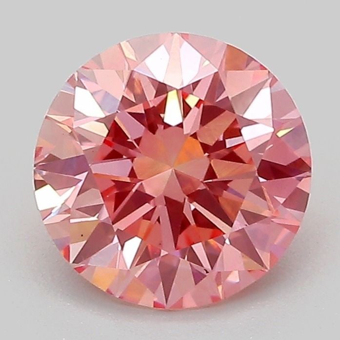Ideal Loose Diamond - ROUND 1.98ct Fancy Vivid Pink VS1: Ideal Loose Diamond - ROUND 1.98ct Fancy Vivid Pink VS1 Source: This is a real non-mined Diamond that has been grown in a lab Shape: ROUND Carats: 1.98 Color: Fancy Vivid Pink Certification: IGI Video