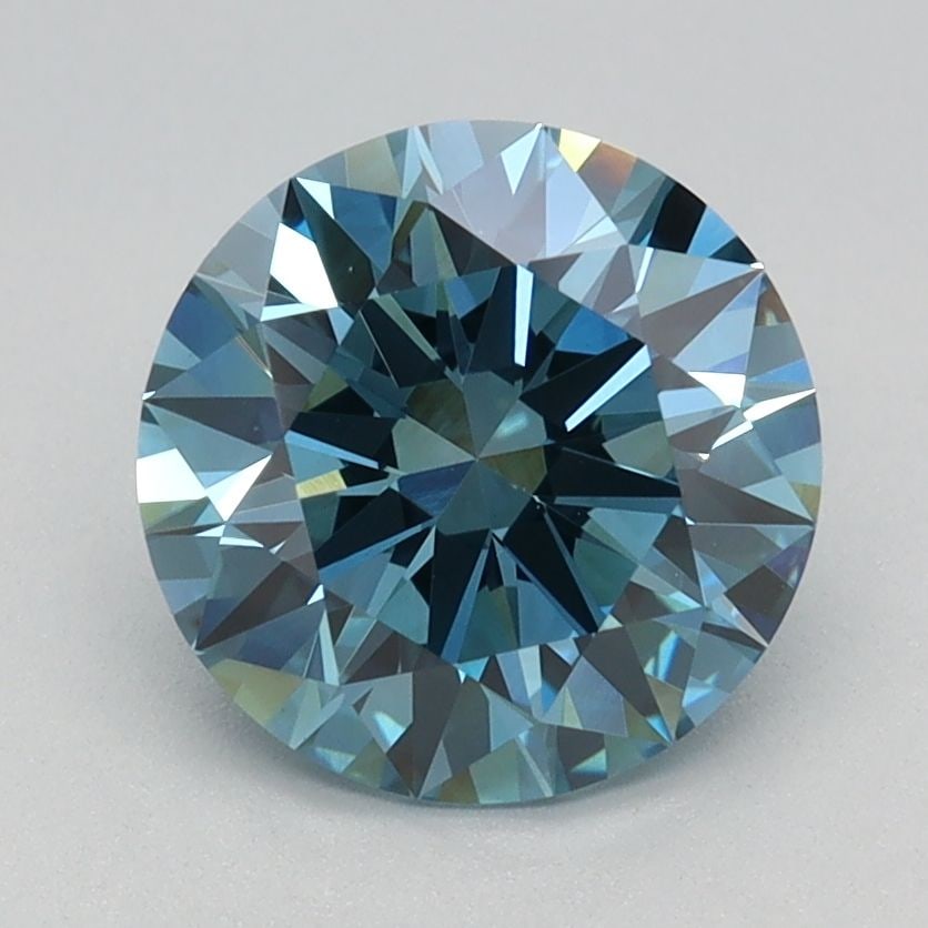 Ideal Loose Diamond - ROUND 1.75ct Fancy Vivid Blue VS1: Ideal Loose Diamond - ROUND 1.75ct Fancy Vivid Blue VS1 Source: This is a real non-mined Diamond that has been grown in a lab Shape: ROUND Carats: 1.75 Color: Fancy Vivid Blue Certification: IGI Video