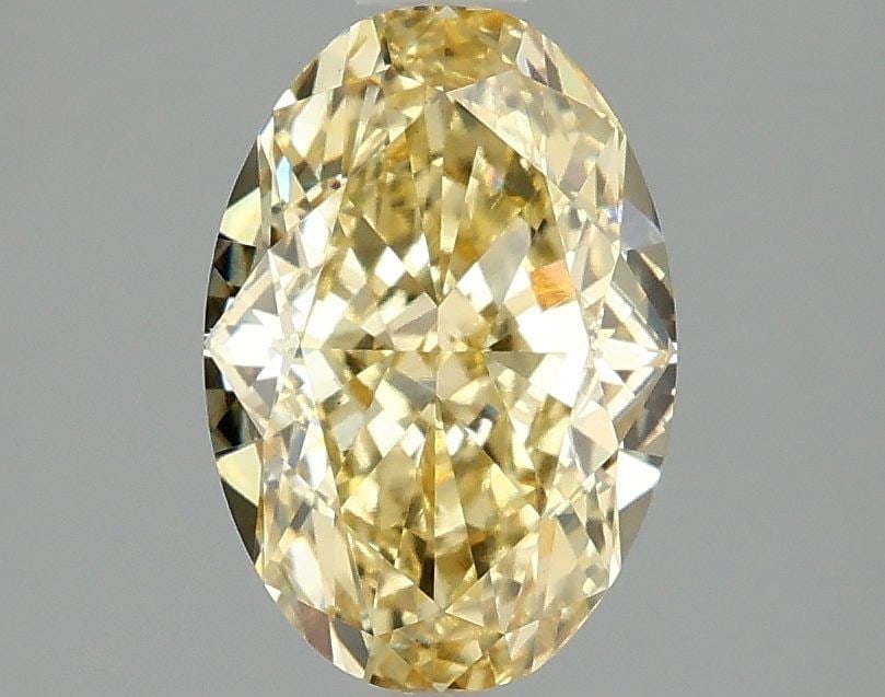 Loose Diamond - OVAL 2.09ct Fancy Intense Yellow VS1: Loose Diamond - OVAL 2.09ct Fancy Intense Yellow VS1 Source: This is a real non-mined Diamond that has been grown in a lab Shape: OVAL Carats: 2.09 Color: Fancy Intense Yellow Certification: IGI Video