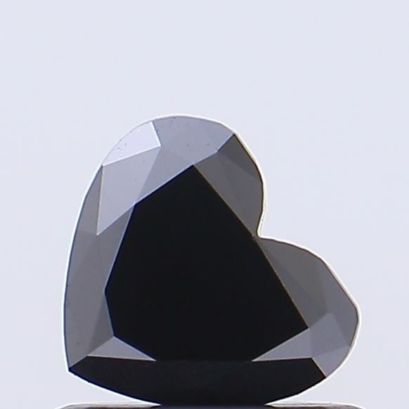 Loose Diamond - HEART 0.51ct Fancy Vivid Black VS1: Loose Diamond - HEART 0.51ct Fancy Vivid Black VS1 Source: This is a real non-mined Diamond that has been grown in a lab Shape: HEART Carats: 0.51 Color: Fancy Vivid Black Certification: NONE Video: