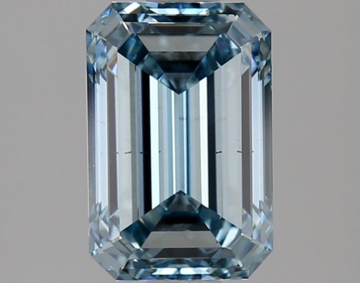 Loose Diamond - EMERALD 2.12ct Fancy Intense Blue VS2: Loose Diamond - EMERALD 2.12ct Fancy Intense Blue VS2 Source: This is a real non-mined Diamond that has been grown in a lab Shape: EMERALD Carats: 2.12 Color: Fancy Intense Blue Certification: IGI Vid