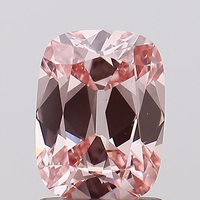 Loose Diamond - CUSHION BRILLIANT 1.03ct Fancy Pink VS1: Loose Diamond - CUSHION BRILLIANT 1.03ct Fancy Pink VS1 Source: This is a real non-mined Diamond that has been grown in a lab Shape: CUSHION BRILLIANT Carats: 1.03 Color: Fancy Pink Certification: IGI