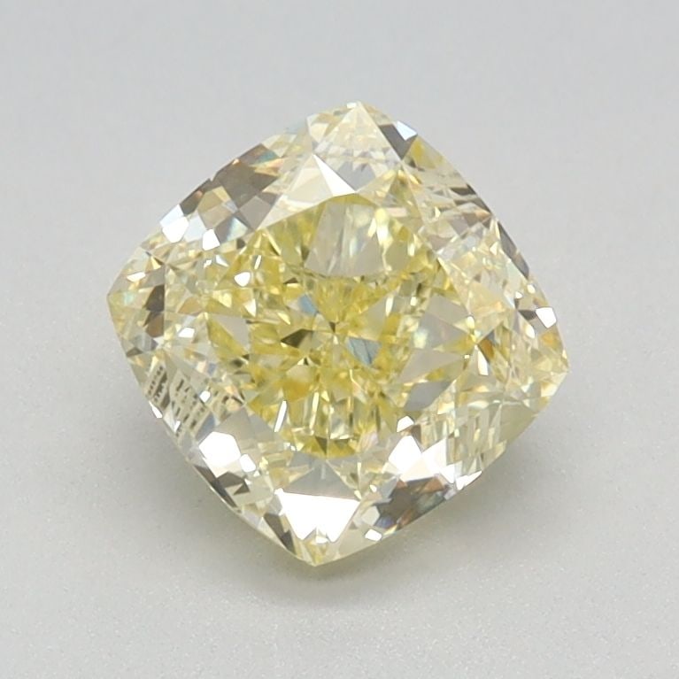 Loose Diamond - CUSHION MODIFIED 1.16ct Fancy Yellow VVS2: Loose Diamond - CUSHION MODIFIED 1.16ct Fancy Yellow VVS2 Source: This is a real non-mined Diamond that has been grown in a lab Shape: CUSHION MODIFIED Carats: 1.16 Color: Fancy Yellow Certification: 