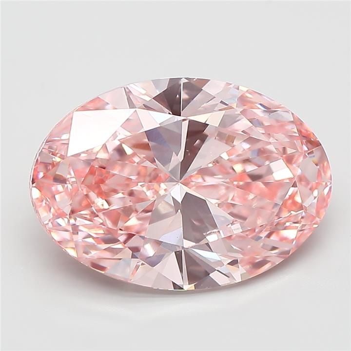 Loose Diamond - OVAL 5.98ct Fancy Vivid Pink VS1: Loose Diamond - OVAL 5.98ct Fancy Vivid Pink VS1 Source: This is a real non-mined Diamond that has been grown in a lab Shape: OVAL Carats: 5.98 Color: Fancy Vivid Pink Certification: IGI Video: