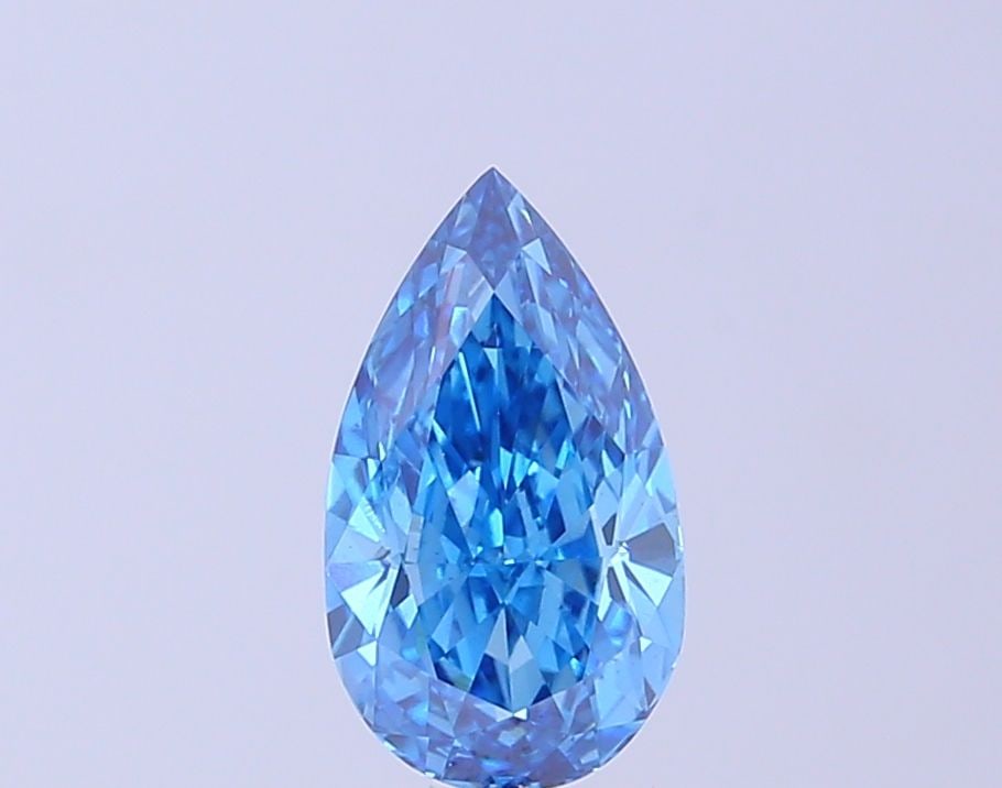 Loose Diamond - PEAR 1.56ct Fancy Vivid Blue VS1: Loose Diamond - PEAR 1.56ct Fancy Vivid Blue VS1 Source: This is a real non-mined Diamond that has been grown in a lab Shape: PEAR Carats: 1.56 Color: Fancy Vivid Blue Certification: IGI Video: Video