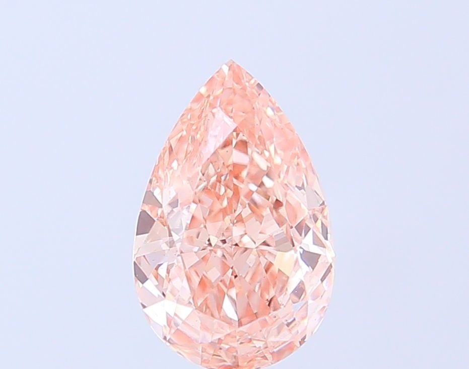 Loose Diamond - PEAR 2.53ct Fancy Intense Brownish Pink VS1 (1 of 1)