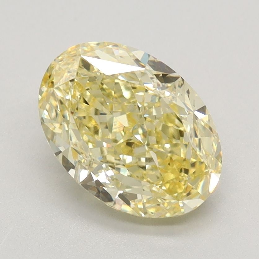 Loose Diamond - OVAL 1.62ct Fancy Intense Yellow VS1: Loose Diamond - OVAL 1.62ct Fancy Intense Yellow VS1 Source: This is a real non-mined Diamond that has been grown in a lab Shape: OVAL Carats: 1.62 Color: Fancy Intense Yellow Certification: IGI Video