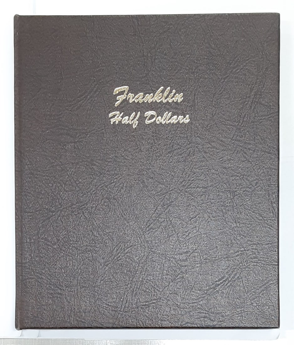35-Coin Franklin 90 Percent Silver Half Dollar Collection 1948-1963 in Dansco Album (1 of 7)