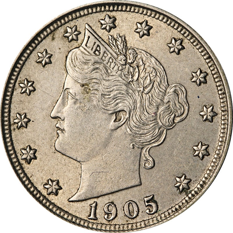 1905 Liberty V Nickel Circulated Nickel UNCERTIFIED (1 of 2)