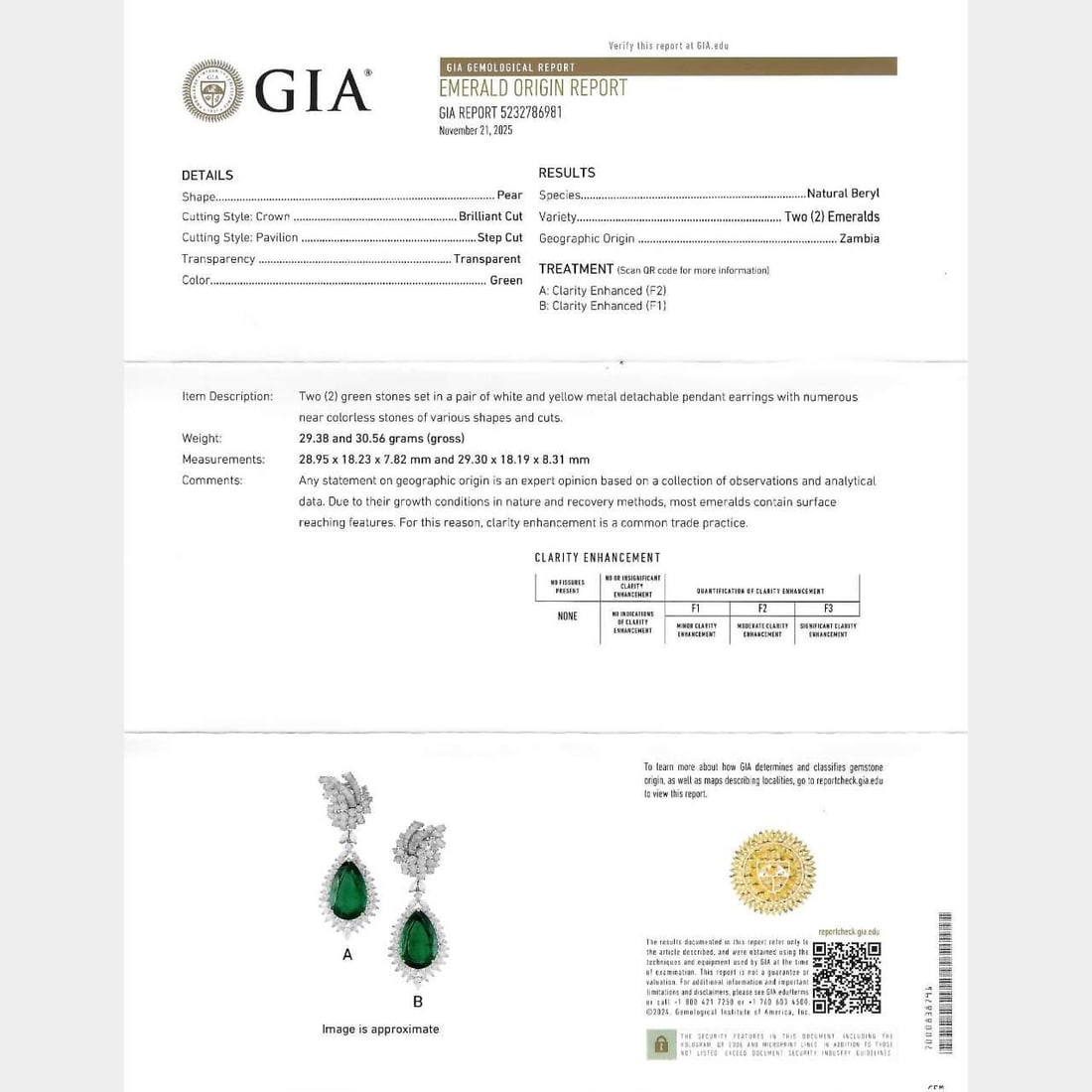 BVLGARI Platinum 18K Emerald Diamond Chandelier Earrings AGL Certified 32.00 Ctw - 5