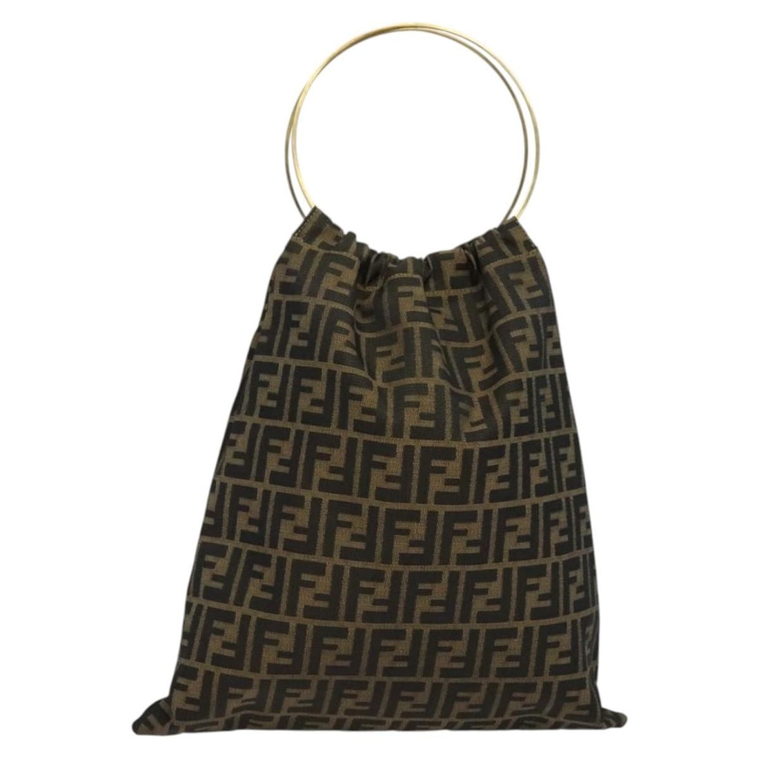 Fendi Zucca FF Canvas Brown Tote Handbag from Italy: Fendi Zucca FF Canvas Brown Tote Handbag from Italy This Fendi Zucca Tote bag features the iconic FF motif, crafted from brown canvas. Designed for women, it offers ample space and classic style. The 
