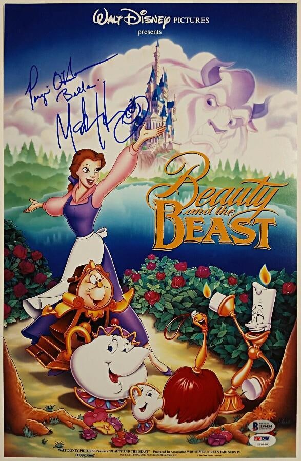 Beauty and the Beast 11x17 Photograph Signed by Paige O'Hara and Mark Henn BAS COA (1 of 2)
