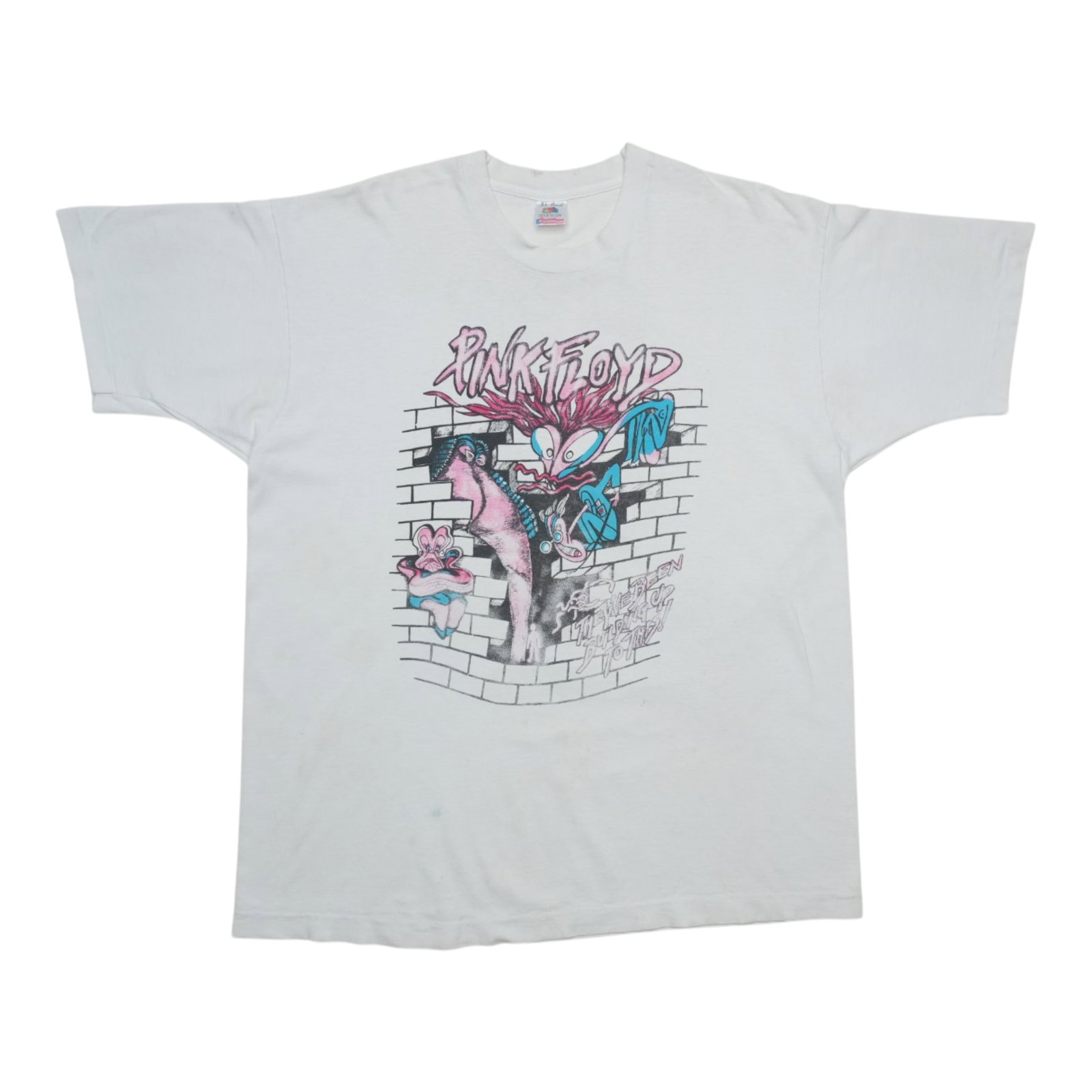 Vintage 1994 Pink Floyd US Tour White Cotton T-Shirt Extra Large (1 of 6)