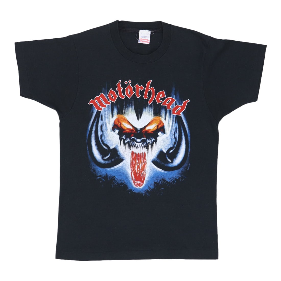Vintage 1987 Motorhead Eat The Rich Black Poly Cotton Band Tee Medium (1 of 7)
