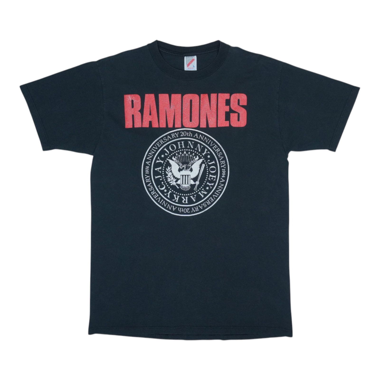 Vintage 1994 Acid Eater Ramones Band T Shirt Black Large (1 of 5)