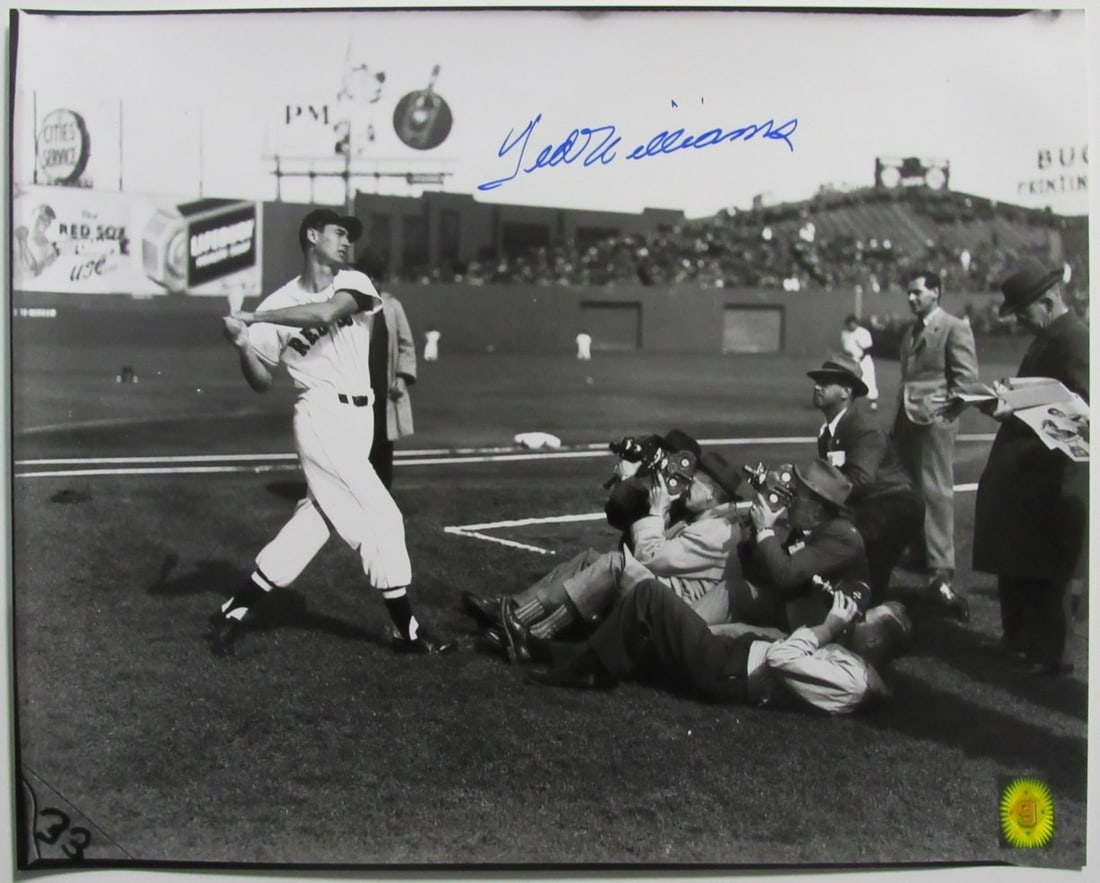 Ted Williams Autographed 16x20 Boston Red Sox Photo PSA/DNA Authenticated (1 of 5)
