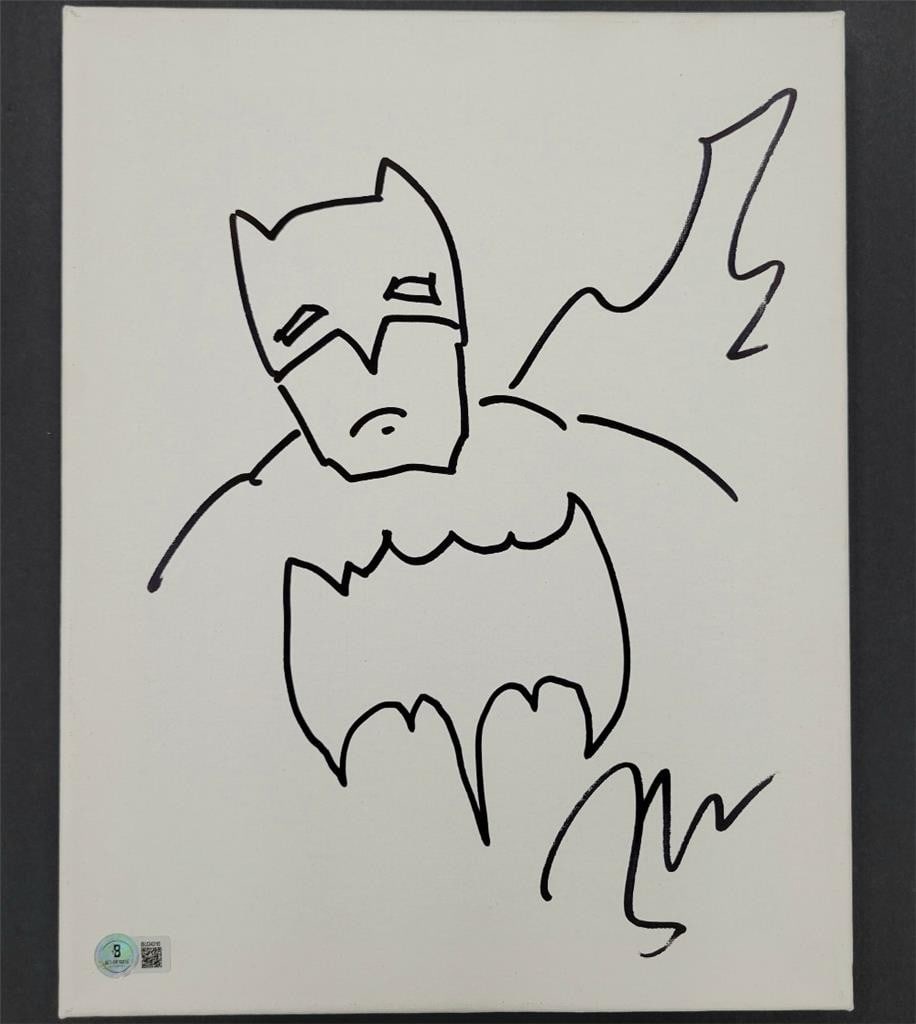 11x14 Batman Canvas Signed by Zack Snyder Beckett Authenticated Autograph (1 of 3)