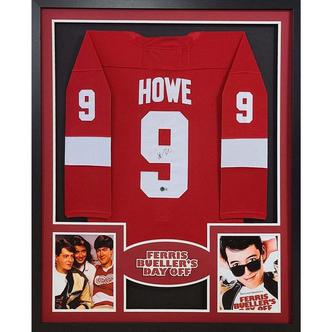 Alan Ruck Signed Framed Jersey Ferris Bueller Beckett Authenticated (1 of 3)