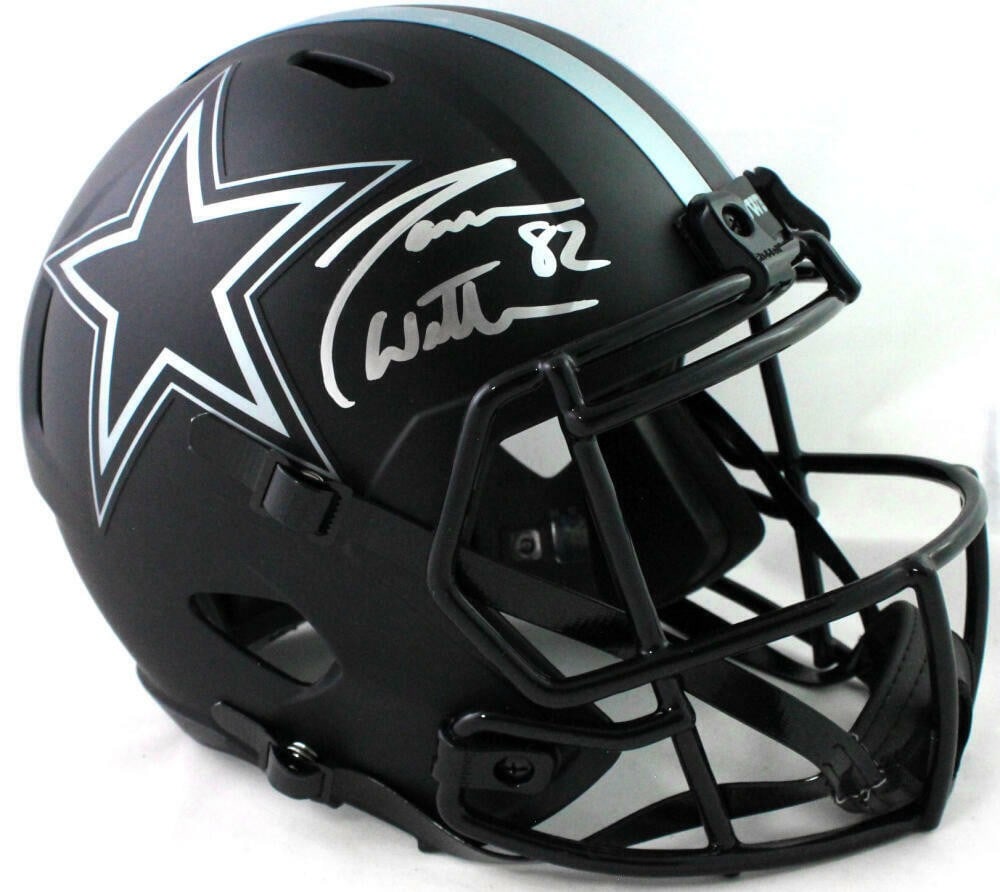 Jason Witten Signed Dallas Cowboys Eclipse Helmet Beckett Authenticated: Jason Witten Signed Dallas Cowboys Eclipse Helmet Beckett Authenticated This is an original full-size Eclipse helmet autographed by Jason Witten, a legendary player for the Dallas Cowboys. The helmet 
