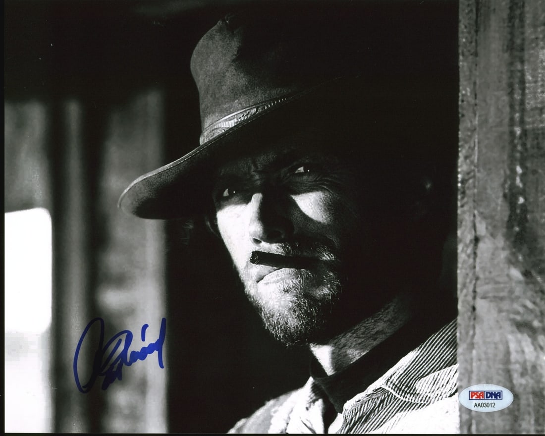 Clint Eastwood Autographed 8x10 Photo PSA DNA The Good the Bad and the Ugly (1 of 5)