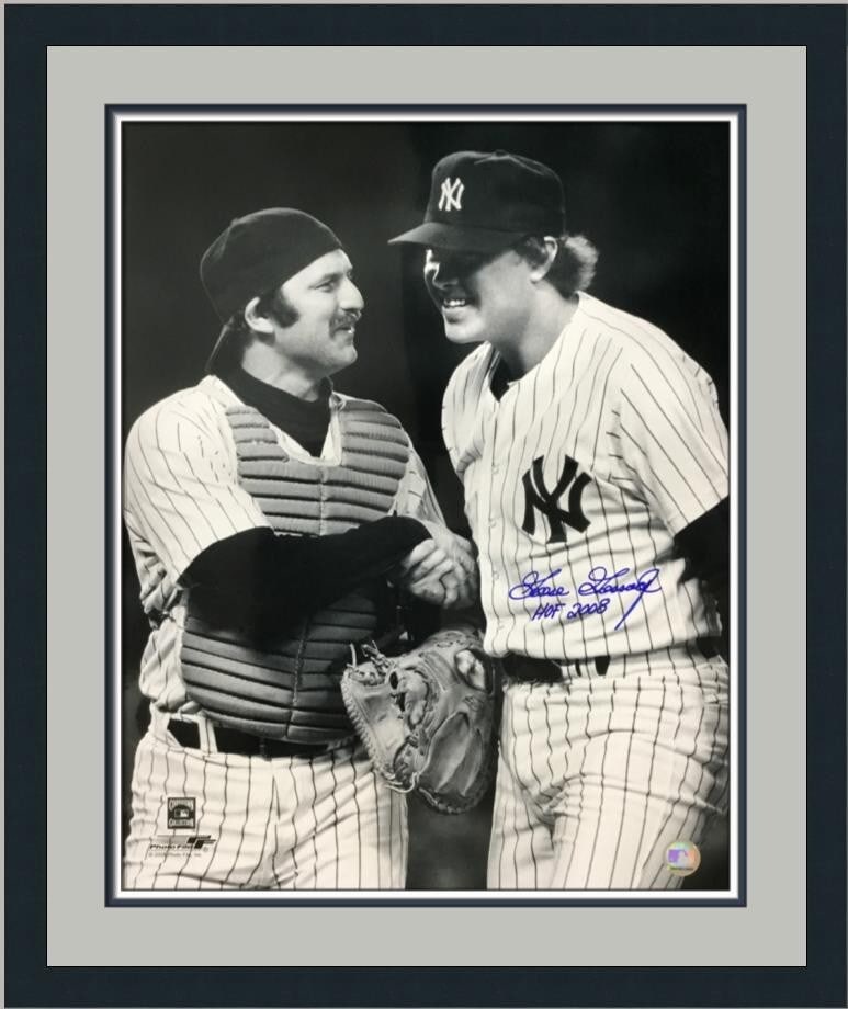 Goose Gossage Thurman Munson Signed 16x20 Framed Photo Yankees: Goose Gossage Thurman Munson Signed 16x20 Framed Photo Yankees Celebrate baseball history with this stunning custom framed photo featuring Hall of Famer Goose Gossage alongside Yankees captain Thurman