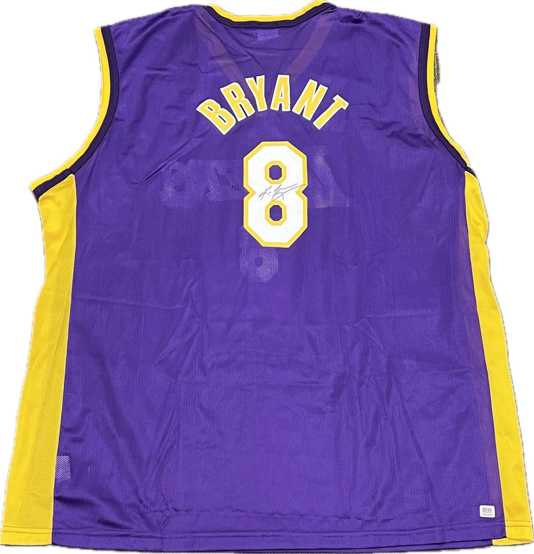 Kobe Bryant Autographed Los Angeles Lakers Jersey PSA/DNA Certified: Kobe Bryant Autographed Los Angeles Lakers Jersey PSA/DNA Certified This is a stitched jersey autographed by the legendary Kobe Bryant of the Los Angeles Lakers. The authenticity of Kobe's signature h