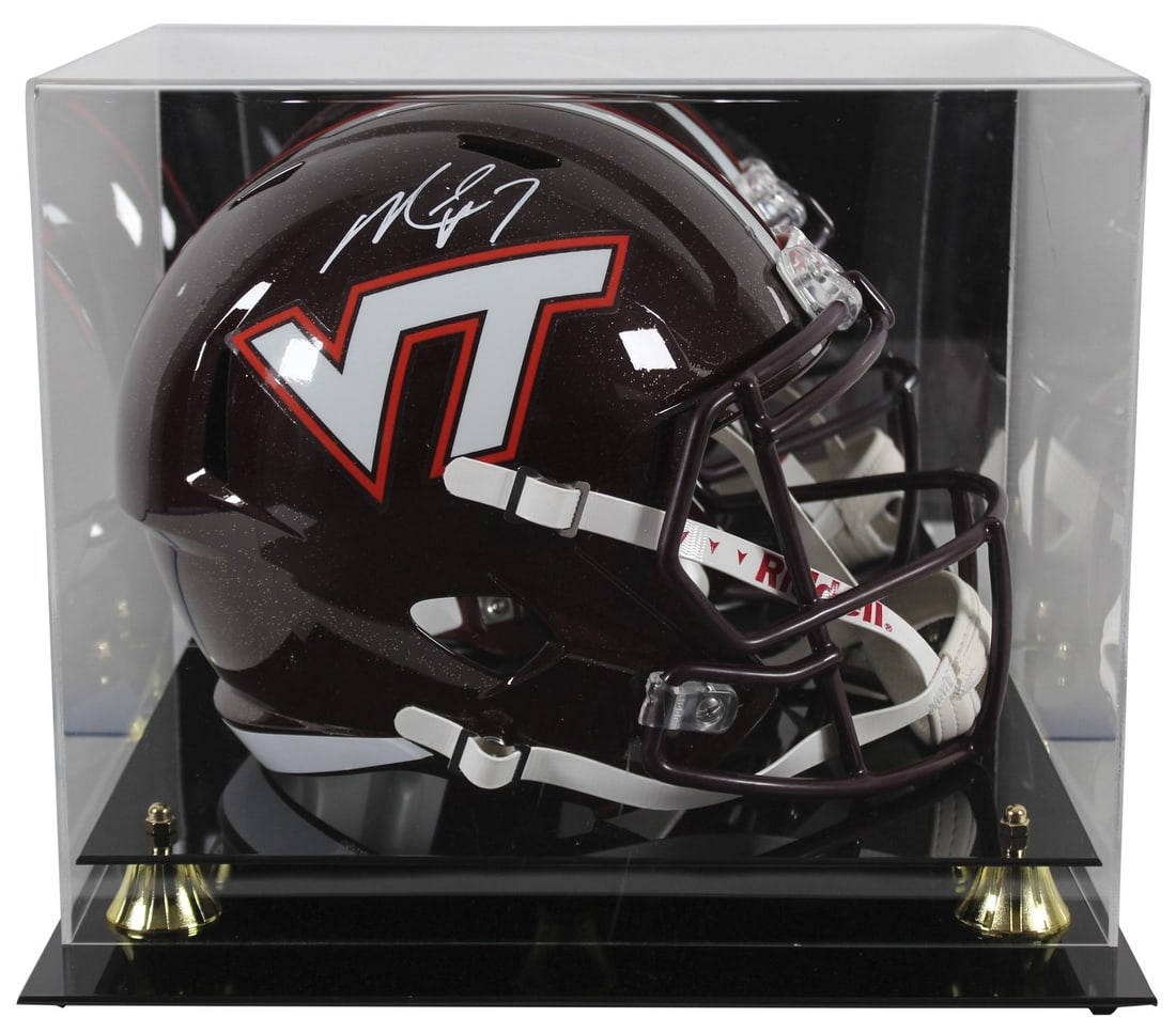Michael Vick Signed Virginia Tech Full Size Speed Helmet with Beckett Authentication (1 of 4)