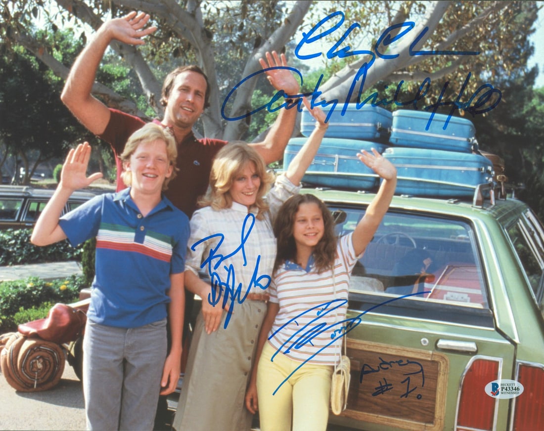 National Lampoon's Vacation Signed 11x14 Photo by Chase D'Angelo Hall Barron BAS Authenticated: National Lampoon's Vacation Signed 11x14 Photo by Chase D'Angelo Hall Barron BAS Authenticated This stunning autographed 11x14 photo from the iconic film National Lampoon's Vacation features the signa
