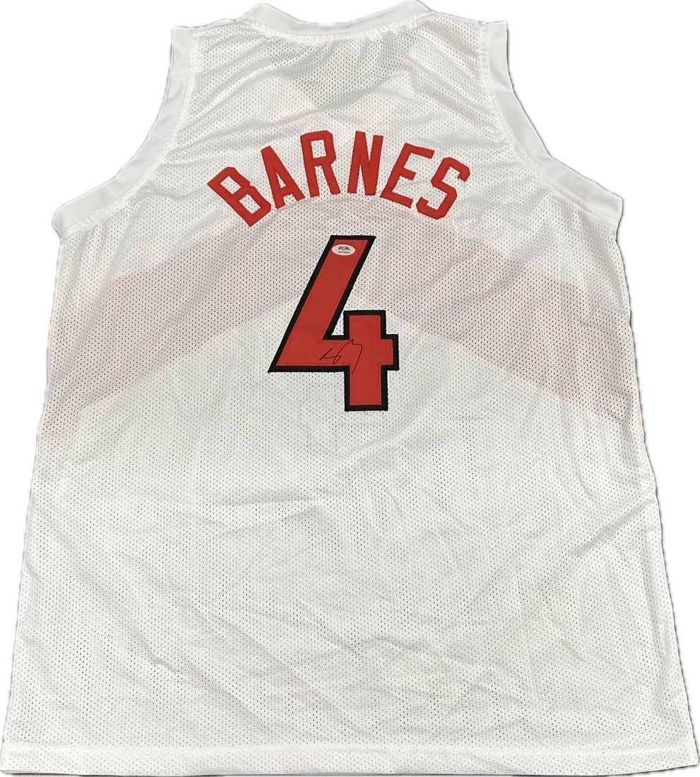 Scottie Barnes Autographed Stitched Jersey PSA/DNA Toronto Raptors (1 of 2)