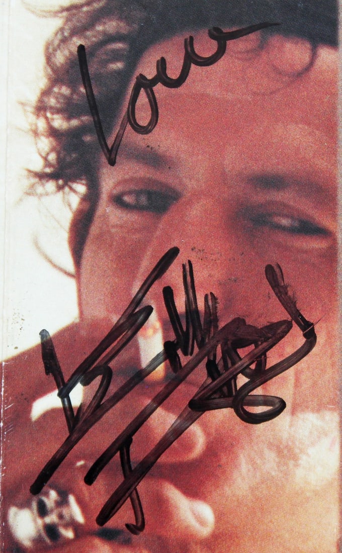 Main Offender Cassette Cover Autographed by Keith Richards with Love Inscription JSA COA (1 of 5)