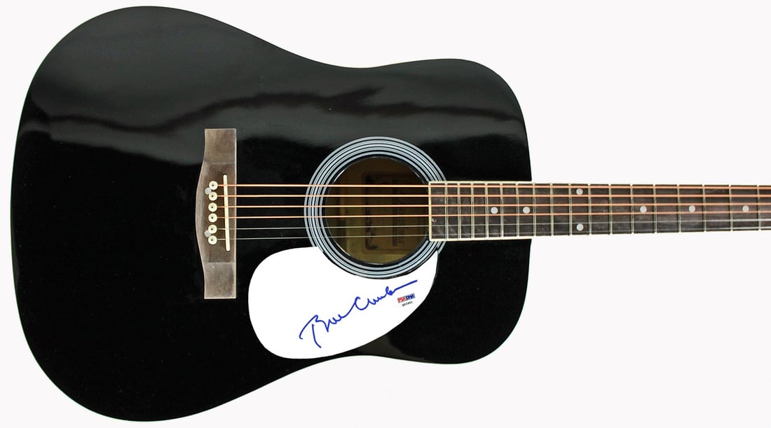 Bill Clinton Signed Guitar with PSA/DNA Authentication and COA: Bill Clinton Signed Guitar with PSA/DNA Authentication and COA This guitar features an authentic autograph from President Bill Clinton. The signature has been certified by PSA/DNA and comes with a num