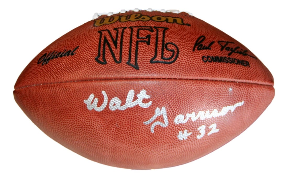 Dallas Cowboys NFL Football Signed by Walt Garrison Beckett Authenticated (1 of 3)