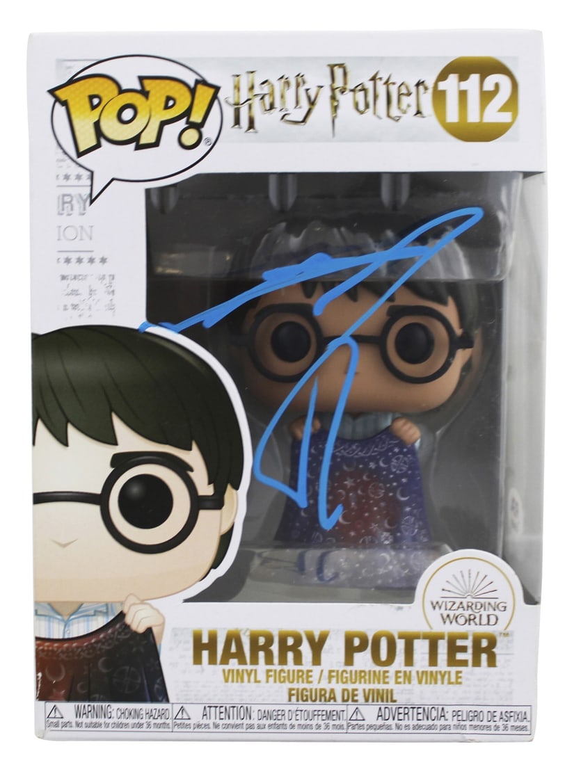 Daniel Radcliffe Signed Harry Potter #112 Funko Pop PSA Certified: Daniel Radcliffe Signed Harry Potter #112 Funko Pop PSA Certified This autographed #112 Funko Pop Vinyl Figure features the signature of Daniel Radcliffe, known for his role in the Harry Potter series
