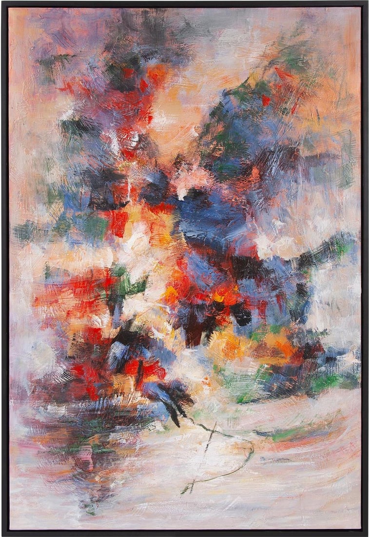 Howard Elliott Bastille Day Canvas Wall Art 60x40 Multi Orange (1 of 7)